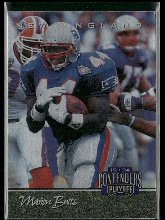 Marion Butts 1994 Playoff Contenders #17 New England Patriots