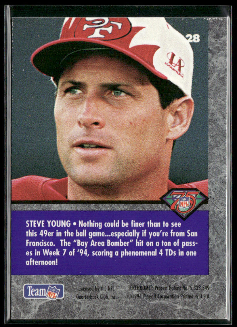 Steve Young 1994 Playoff Contenders #28 San Francisco 49ers