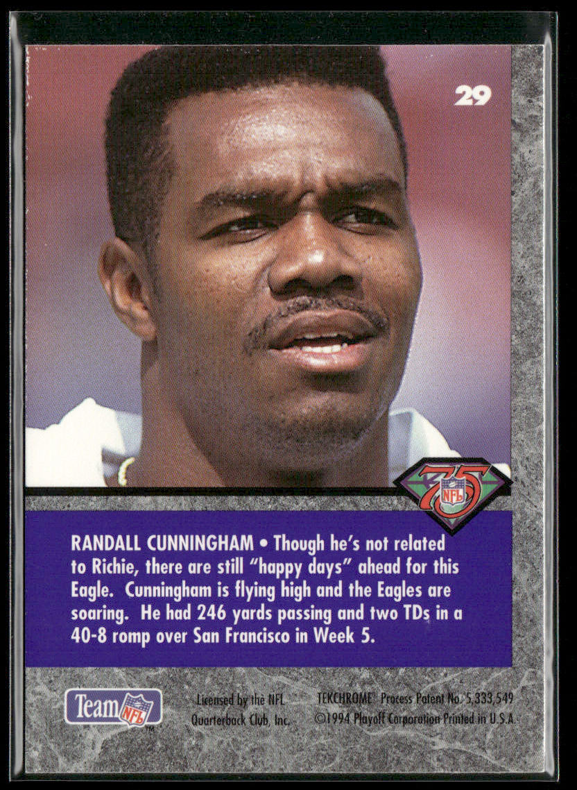 Randall Cunningham 1994 Playoff Contenders #29 Philadelphia Eagles