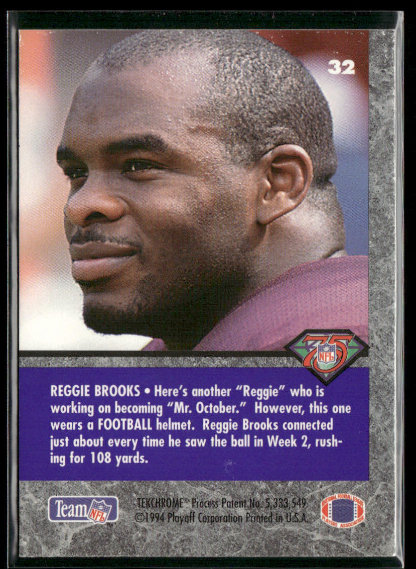 Reggie Brooks 1994 Playoff Contenders #32 Washington Redskins