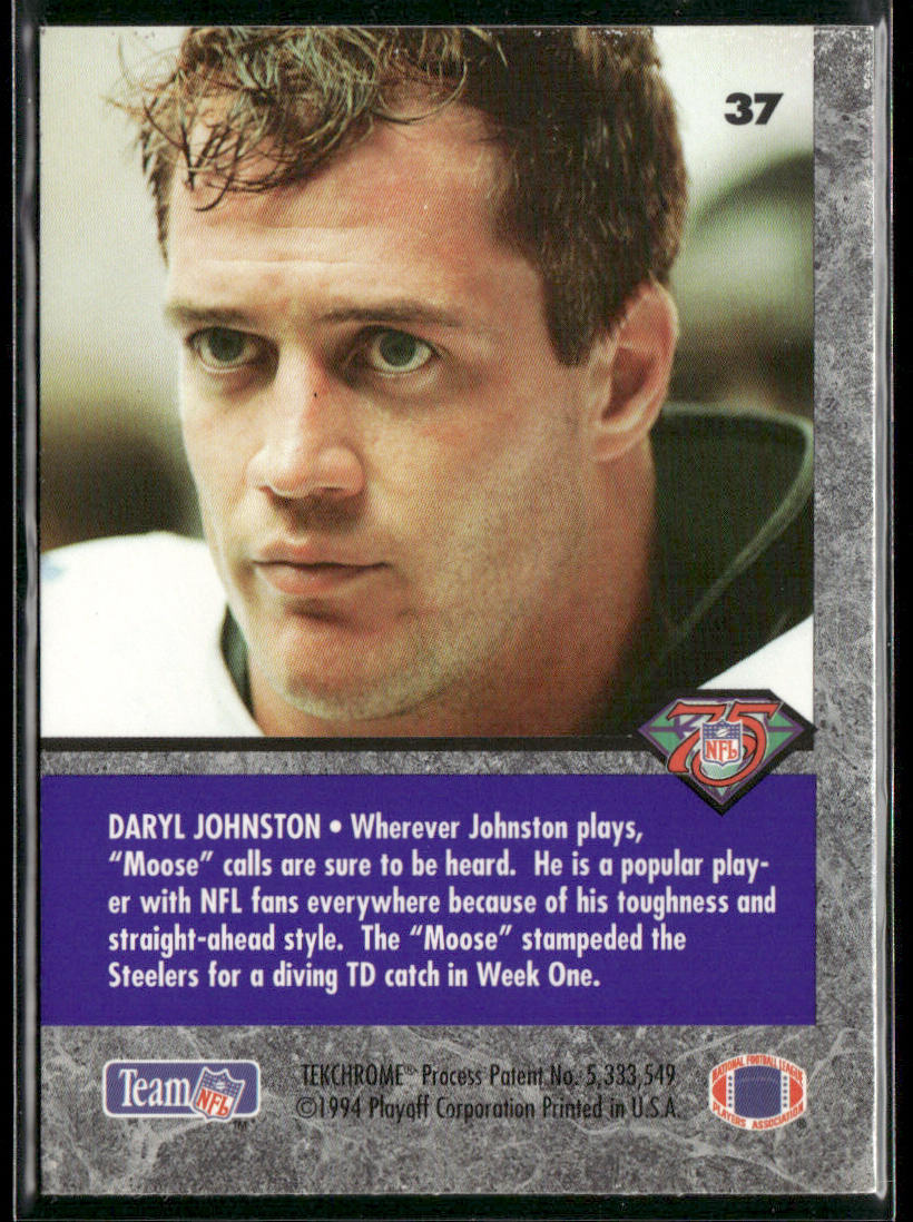 Daryl Johnston 1994 Playoff Contenders #37 Dallas Cowboys