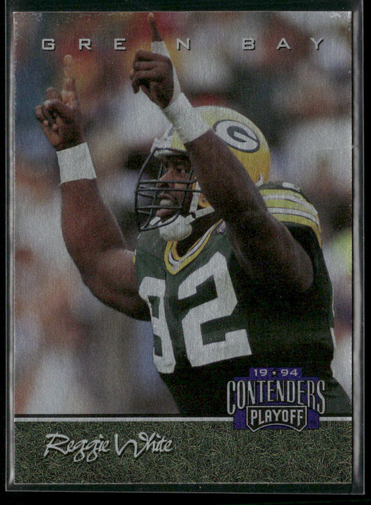 Reggie White 1994 Playoff Contenders #40 Green Bay Packers