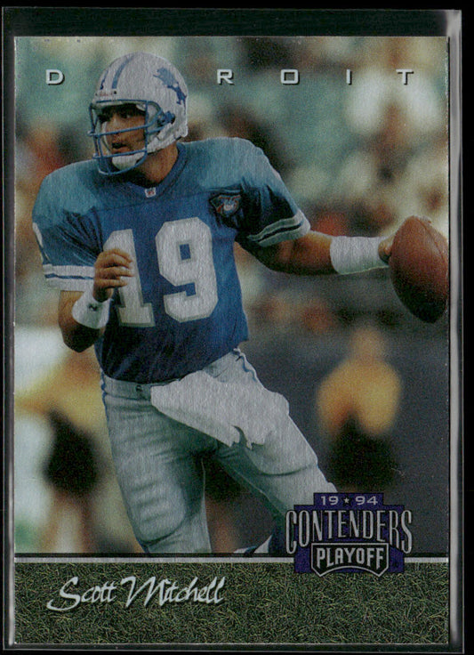 Scott Mitchell 1994 Playoff Contenders #43 Detroit Lions