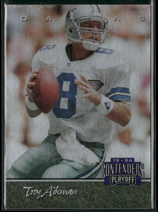 Troy Aikman 1994 Playoff Contenders #45 Dallas Cowboys