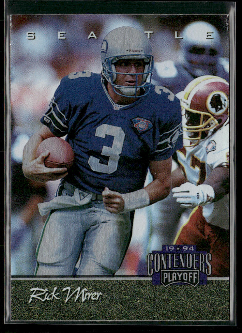 Rick Mirer 1994 Playoff Contenders #49 Seattle Seahawks