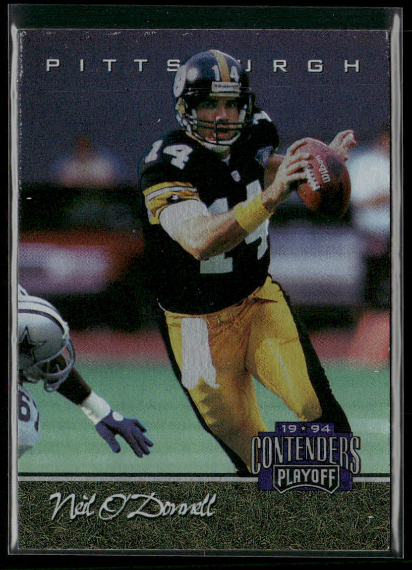 Neil O'Donnell 1994 Playoff Contenders #50 Pittsburgh Steelers