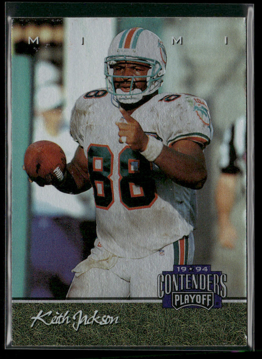 Keith Jackson 1994 Playoff Contenders #51 Miami Dolphins