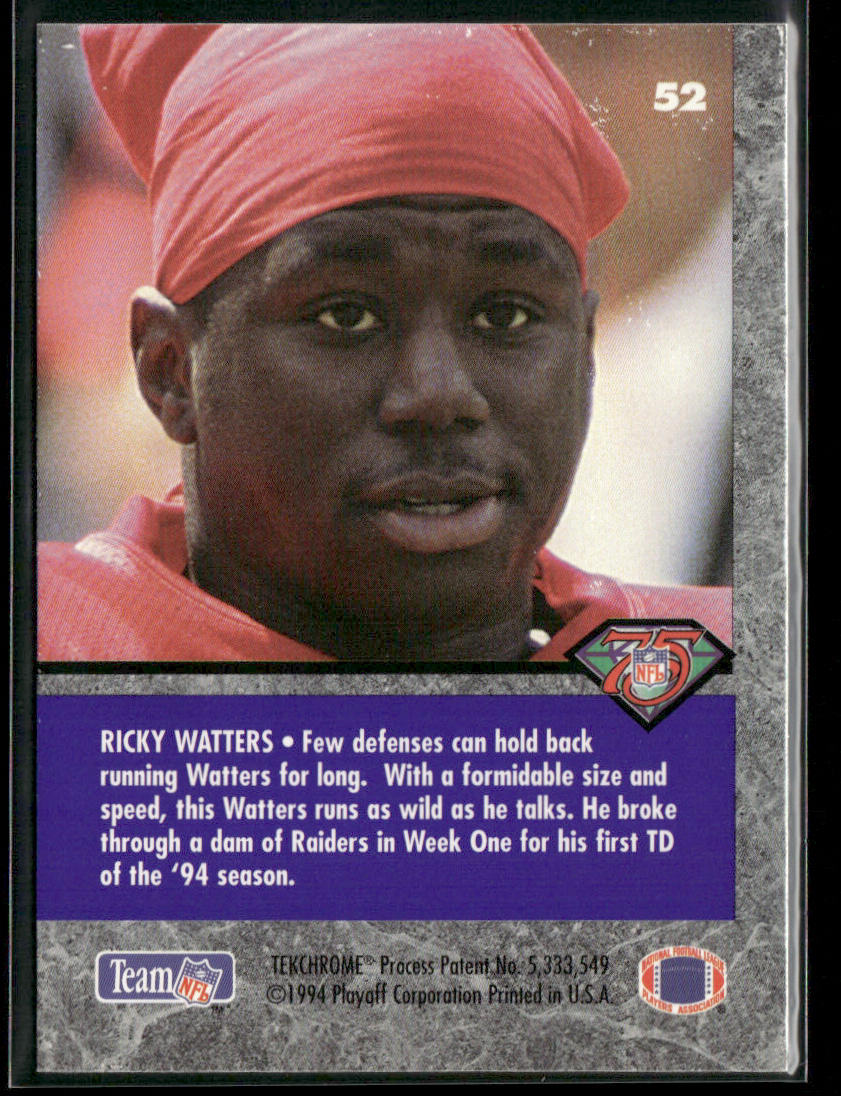 Ricky Watters 1994 Playoff Contenders #52 San Francisco 49ers
