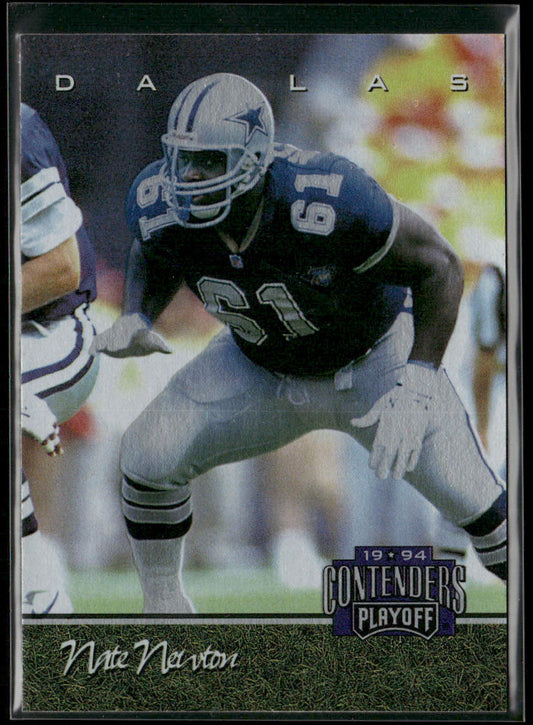 Nate Newton 1994 Playoff Contenders #60 Dallas Cowboys