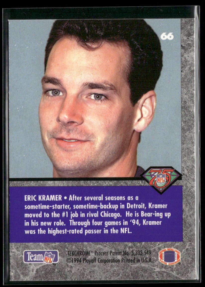 Erik Kramer 1994 Playoff Contenders #66 Chicago Bears