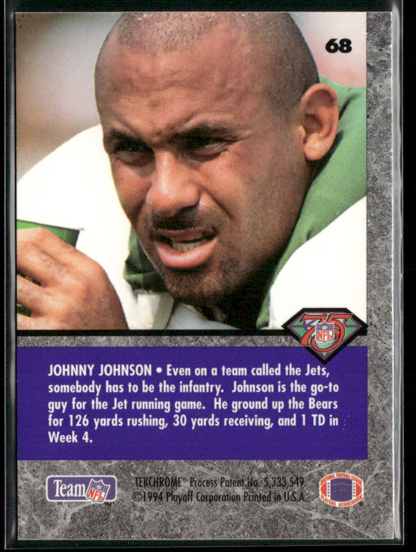 Johnny Johnson 1994 Playoff Contenders #68 New York Jets