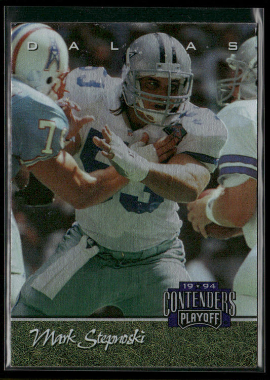 Mark Stepnoski 1994 Playoff Contenders #70 Dallas Cowboys