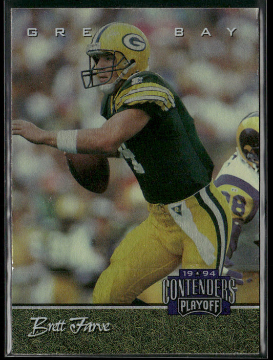 Brett Favre 1994 Playoff Contenders #71 Green Bay Packers