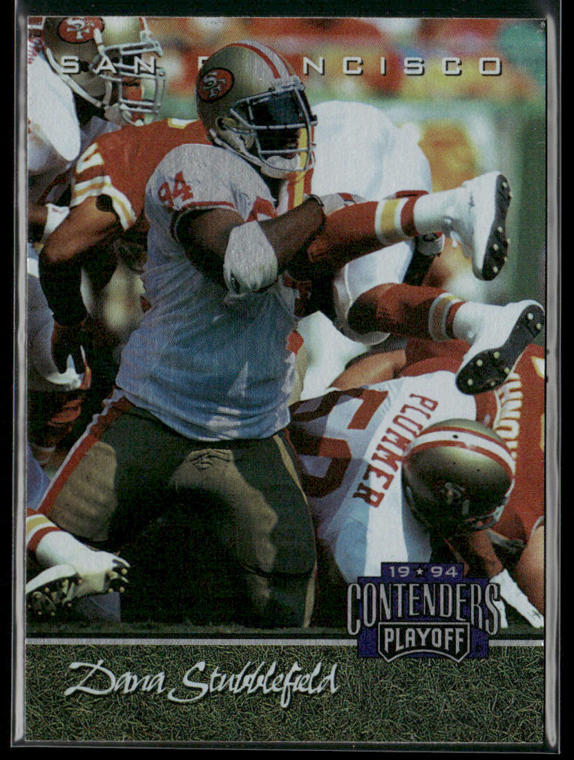 Dana Stubblefield 1994 Playoff Contenders #72 San Francisco 49ers