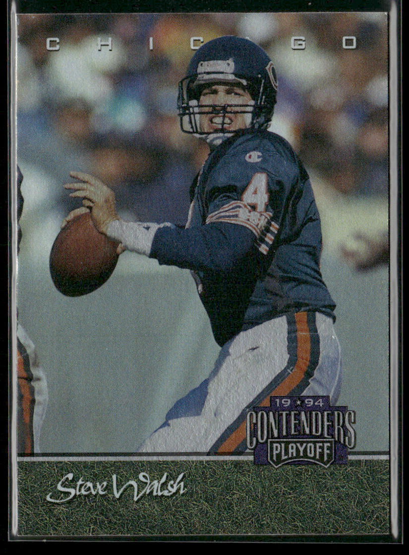 Steve Walsh 1994 Playoff Contenders #75 Chicago Bears
