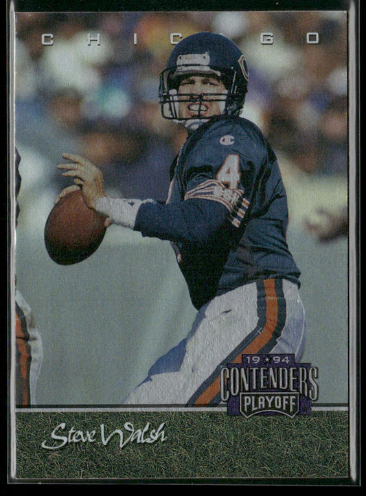 Steve Walsh 1994 Playoff Contenders #75 Chicago Bears