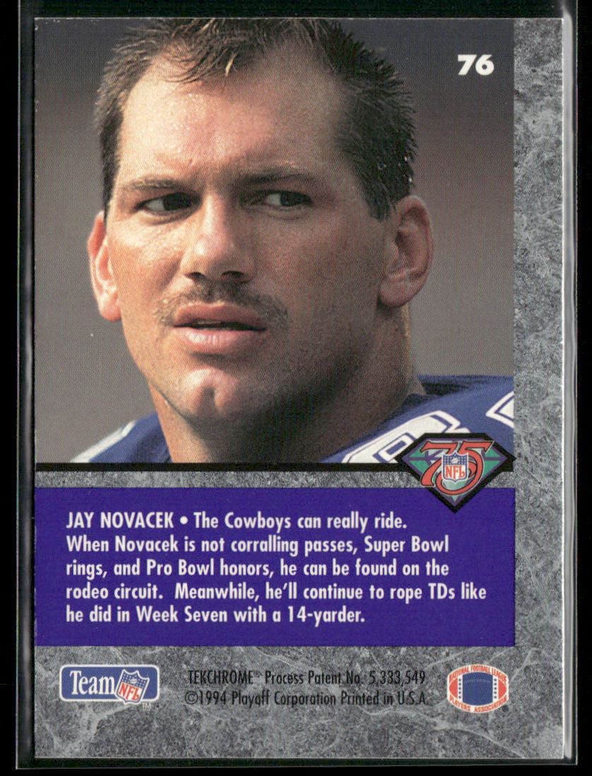 Jay Novacek 1994 Playoff Contenders #76 Dallas Cowboys