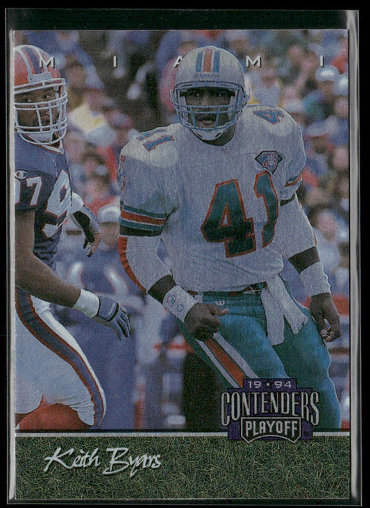 Keith Byars 1994 Playoff Contenders #78 Miami Dolphins