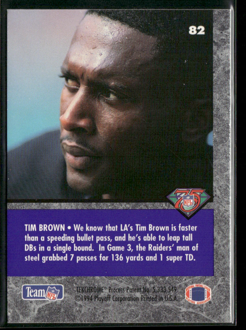 Tim Brown 1994 Playoff Contenders #82 Los Angeles Raiders