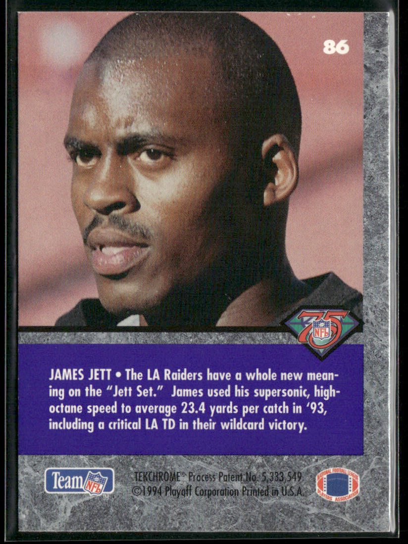 James Jett 1994 Playoff Contenders #86 Los Angeles Raiders