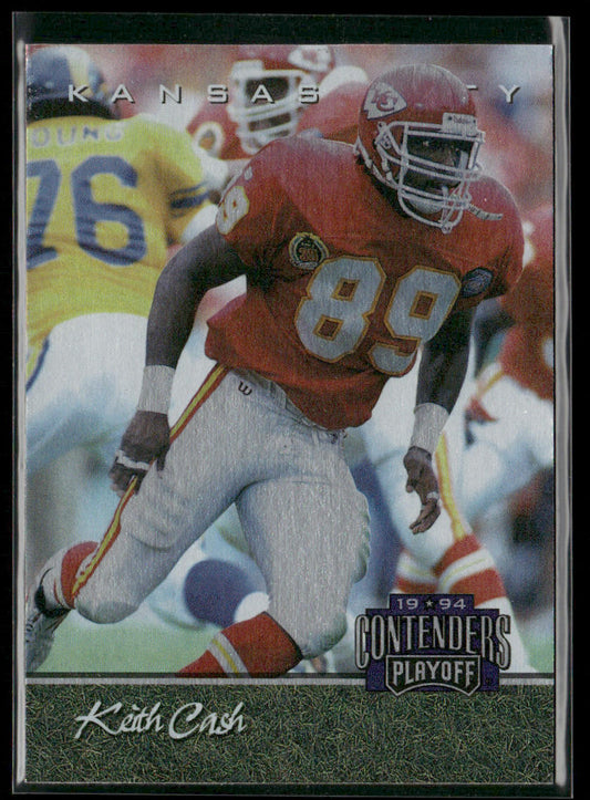 Keith Cash 1994 Playoff Contenders #89 Kansas City Chiefs