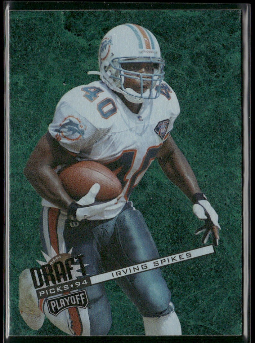 Irving Spikes 1994 Playoff Contenders #107 RC Miami Dolphins