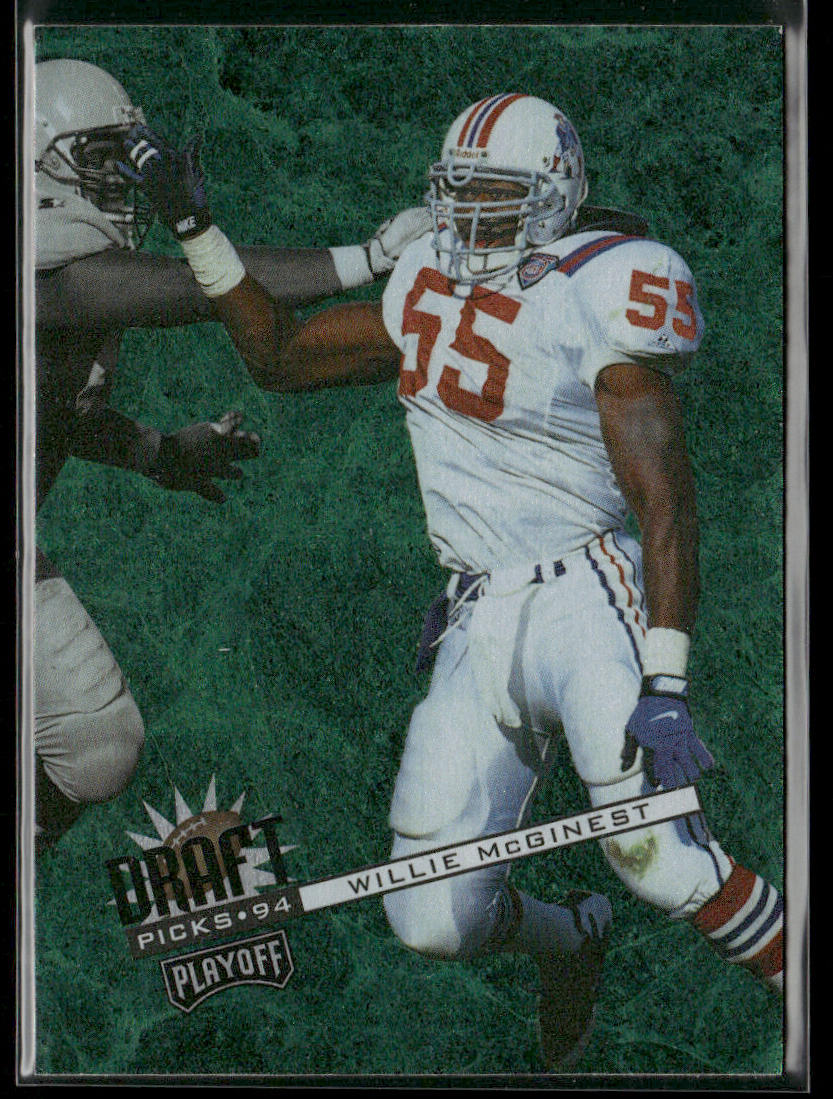Willie McGinest 1994 Playoff Contenders #109 RC New England Patriots