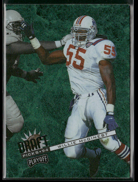Willie McGinest 1994 Playoff Contenders #109 RC New England Patriots