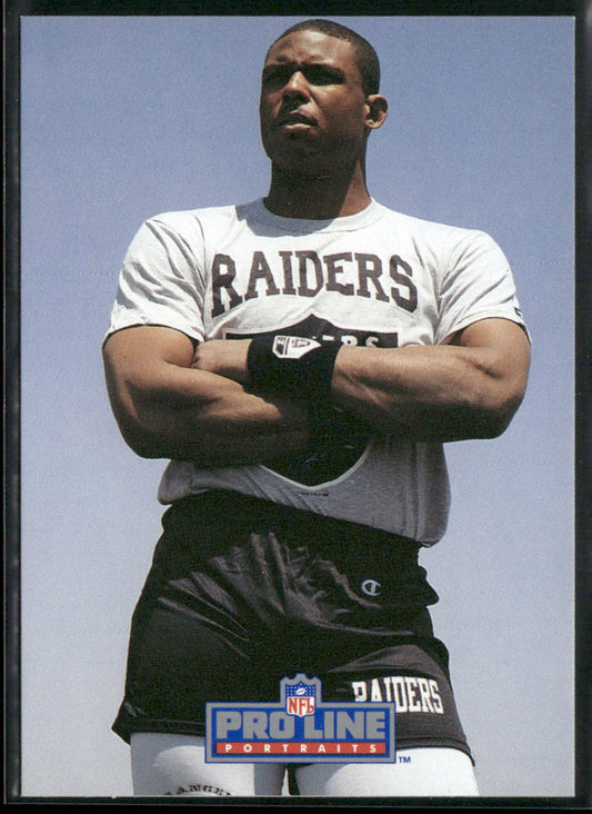 Nick Bell 1991 Pro Line Portraits #9 RC Los Angeles Raiders