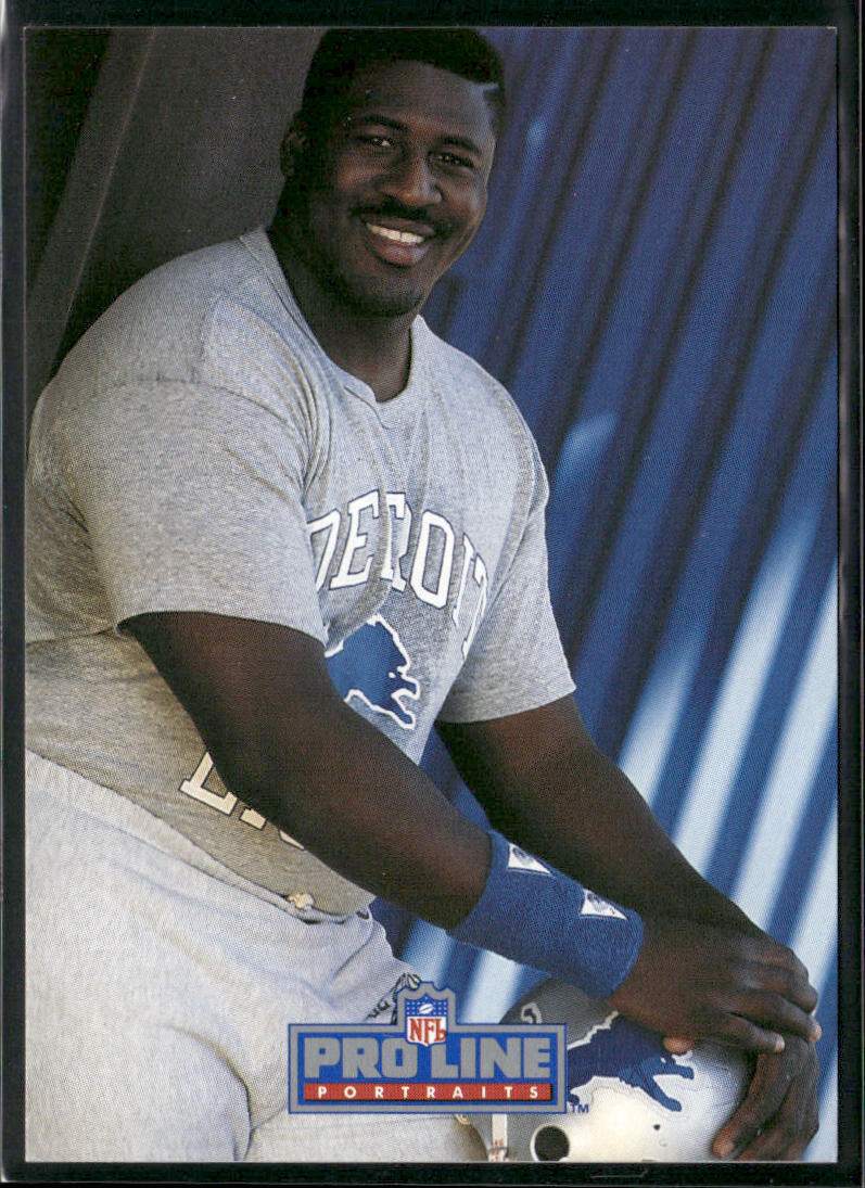 Lomas Brown 1991 Pro Line Portraits #37 Detroit Lions