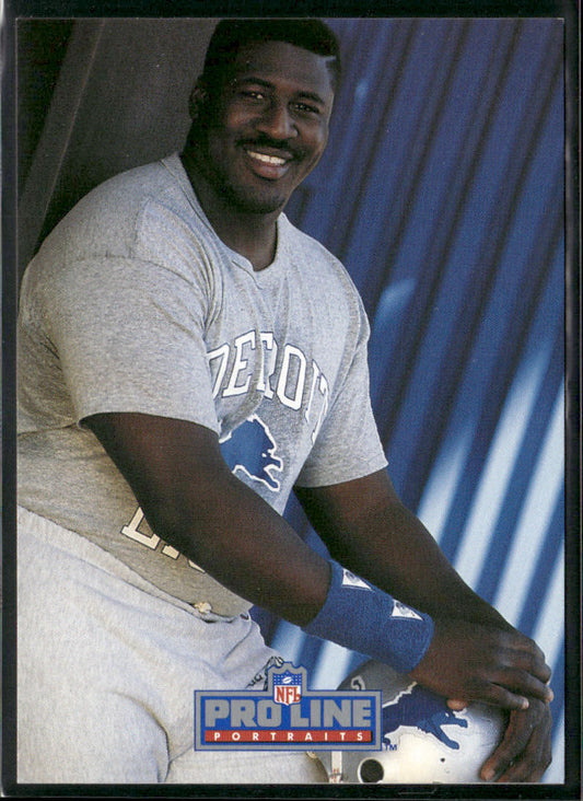 Lomas Brown 1991 Pro Line Portraits #37 Detroit Lions