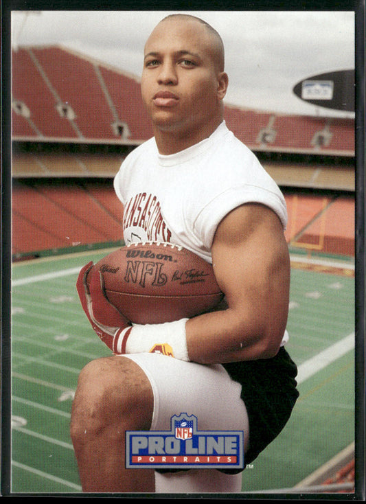 Barry Word 1991 Pro Line Portraits #40 Kansas City Chiefs