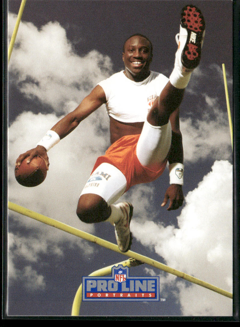 Randal Hill 1991 Pro Line Portraits #44 RC Miami Dolphins