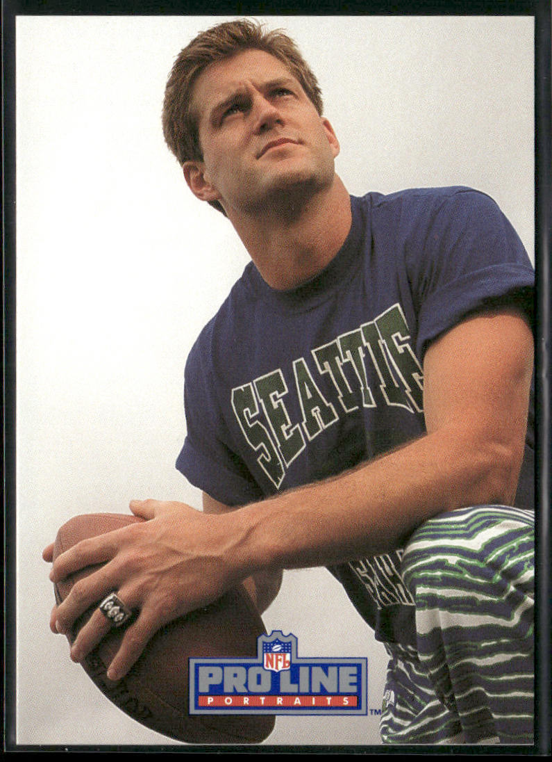 Vann McElroy 1991 Pro Line Portraits #53 Seattle Seahawks