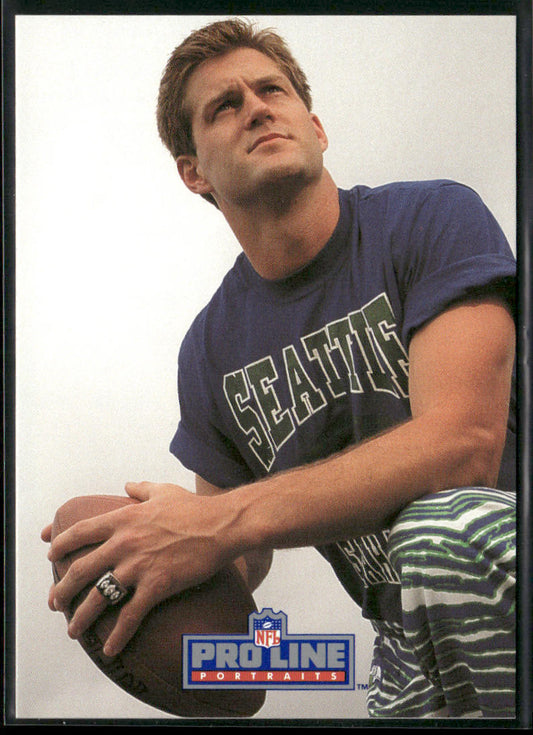 Vann McElroy 1991 Pro Line Portraits #53 Seattle Seahawks