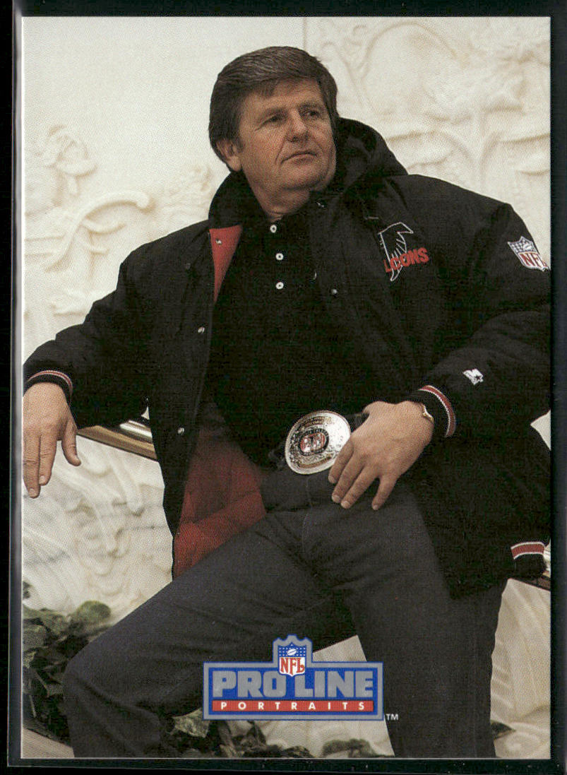 Jerry Glanville 1991 Pro Line Portraits #57 Atlanta Falcons