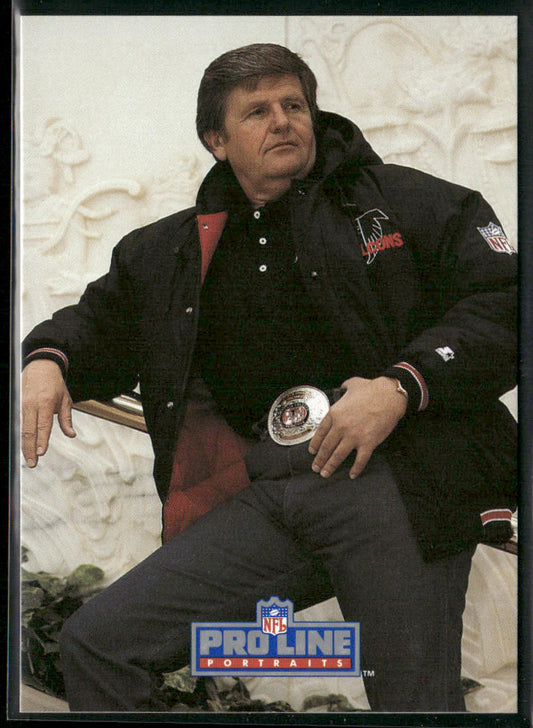 Jerry Glanville 1991 Pro Line Portraits #57 Atlanta Falcons