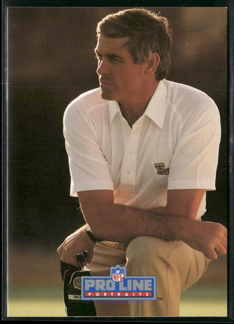 Jim Mora 1991 Pro Line Portraits #81 New Orleans Saints