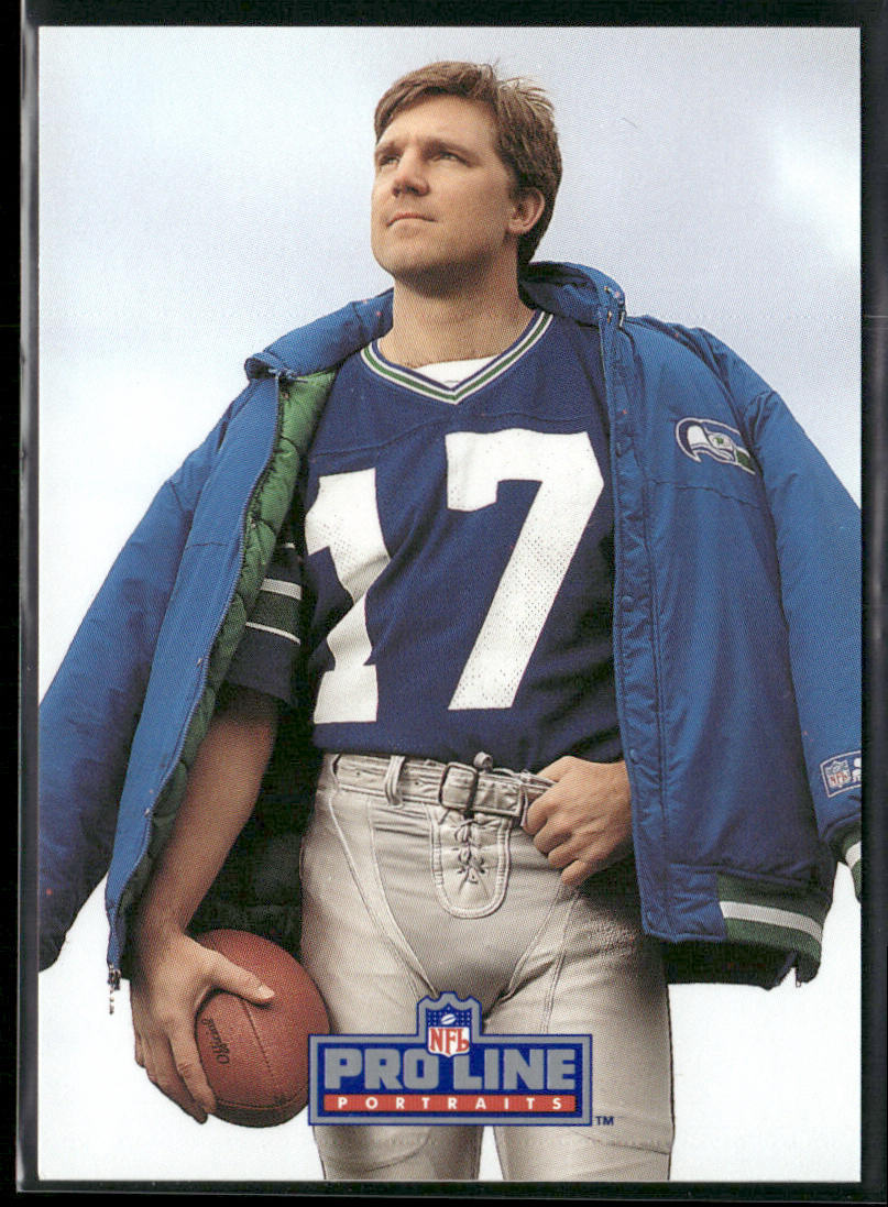 Dave Krieg 1991 Pro Line Portraits #82 Seattle Seahawks
