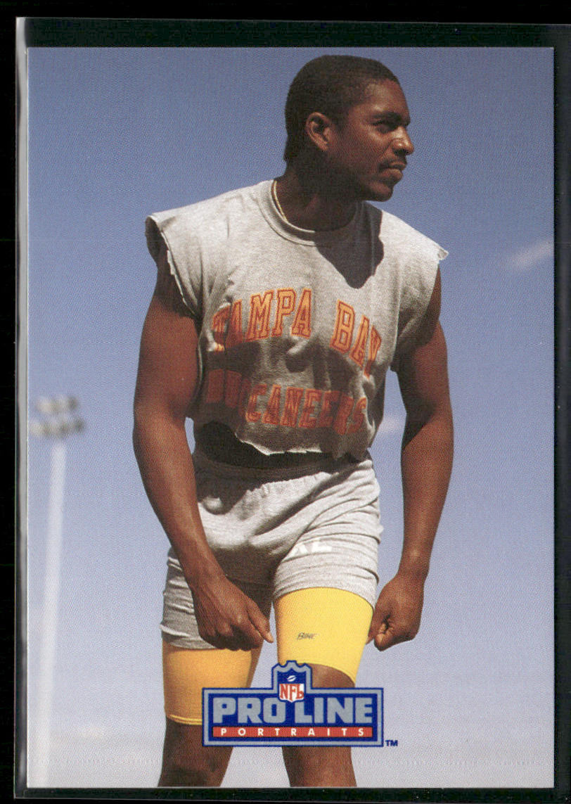 Bruce Hill 1991 Pro Line Portraits #83 Tampa Bay Buccaneers