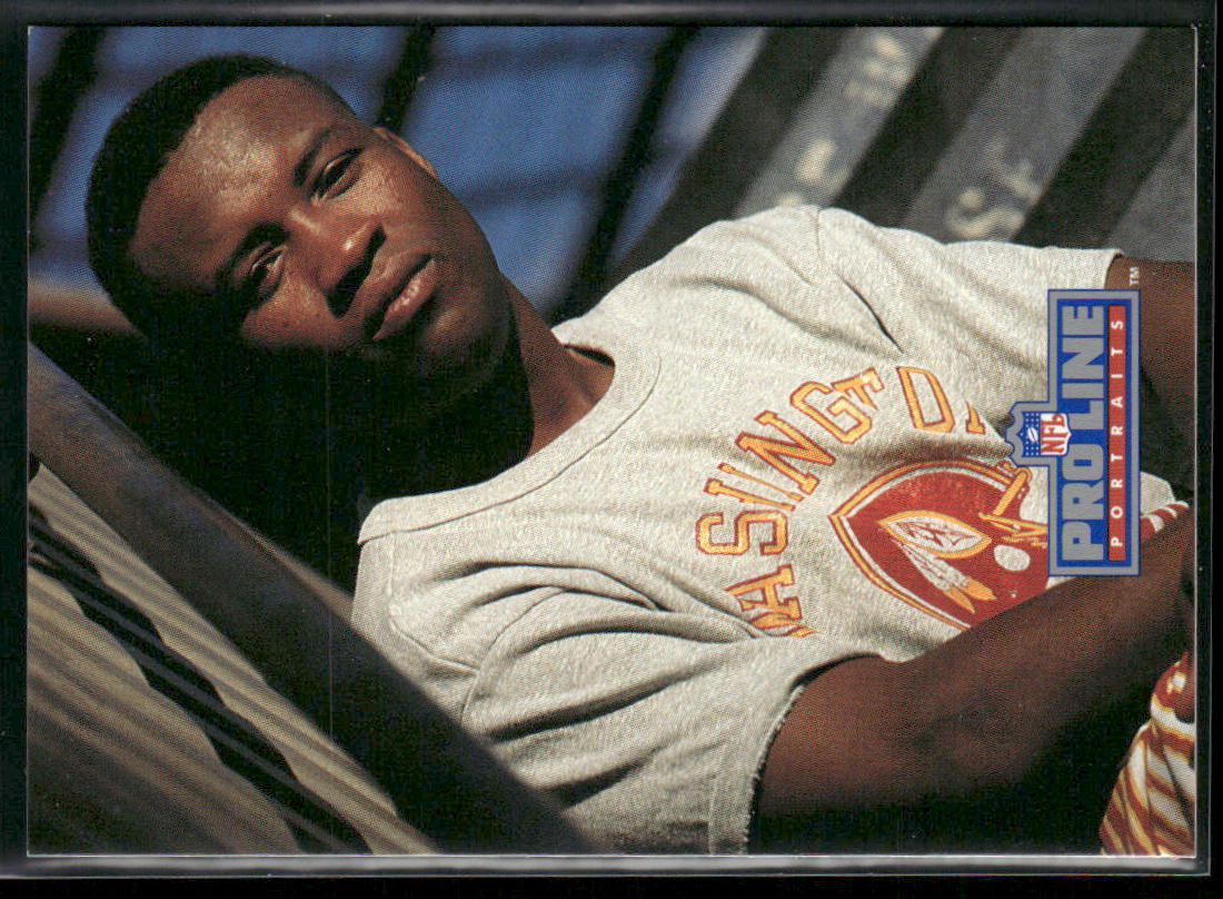 Ricky Sanders 1991 Pro Line Portraits #84 Washington Redskins