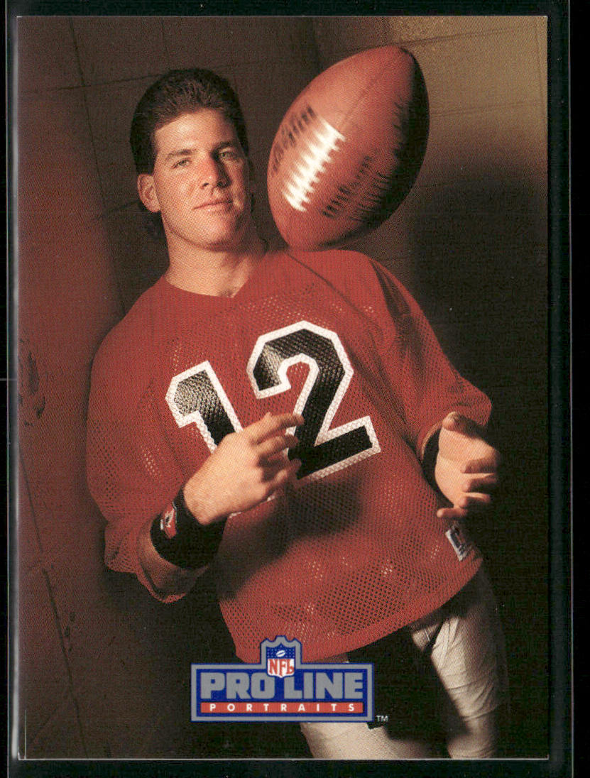 Chris Miller 1991 Pro Line Portraits #95 Atlanta Falcons