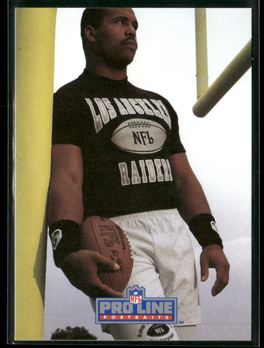 Steve Smith 1991 Pro Line Portraits #100 Los Angeles Raiders