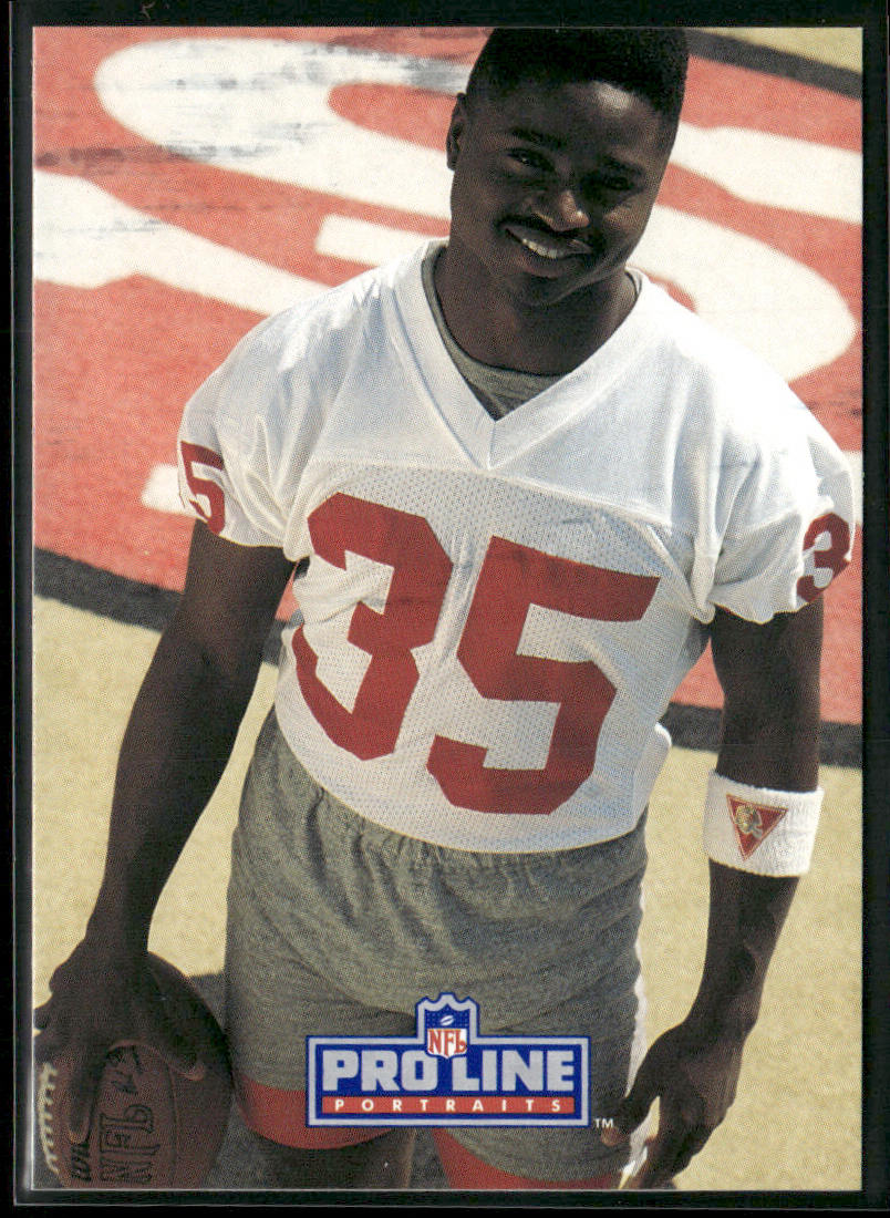 Dexter Carter 1991 Pro Line Portraits #119 San Francisco 49ers