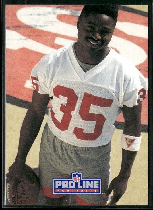 Dexter Carter 1991 Pro Line Portraits #119 San Francisco 49ers