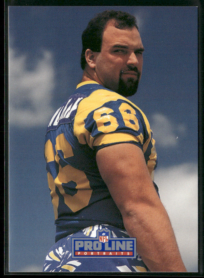 Tom Newberry 1991 Pro Line Portraits #129 Los Angeles Rams