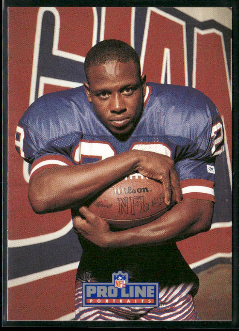 Myron Guyton 1991 Pro Line Portraits #131 New York Giants