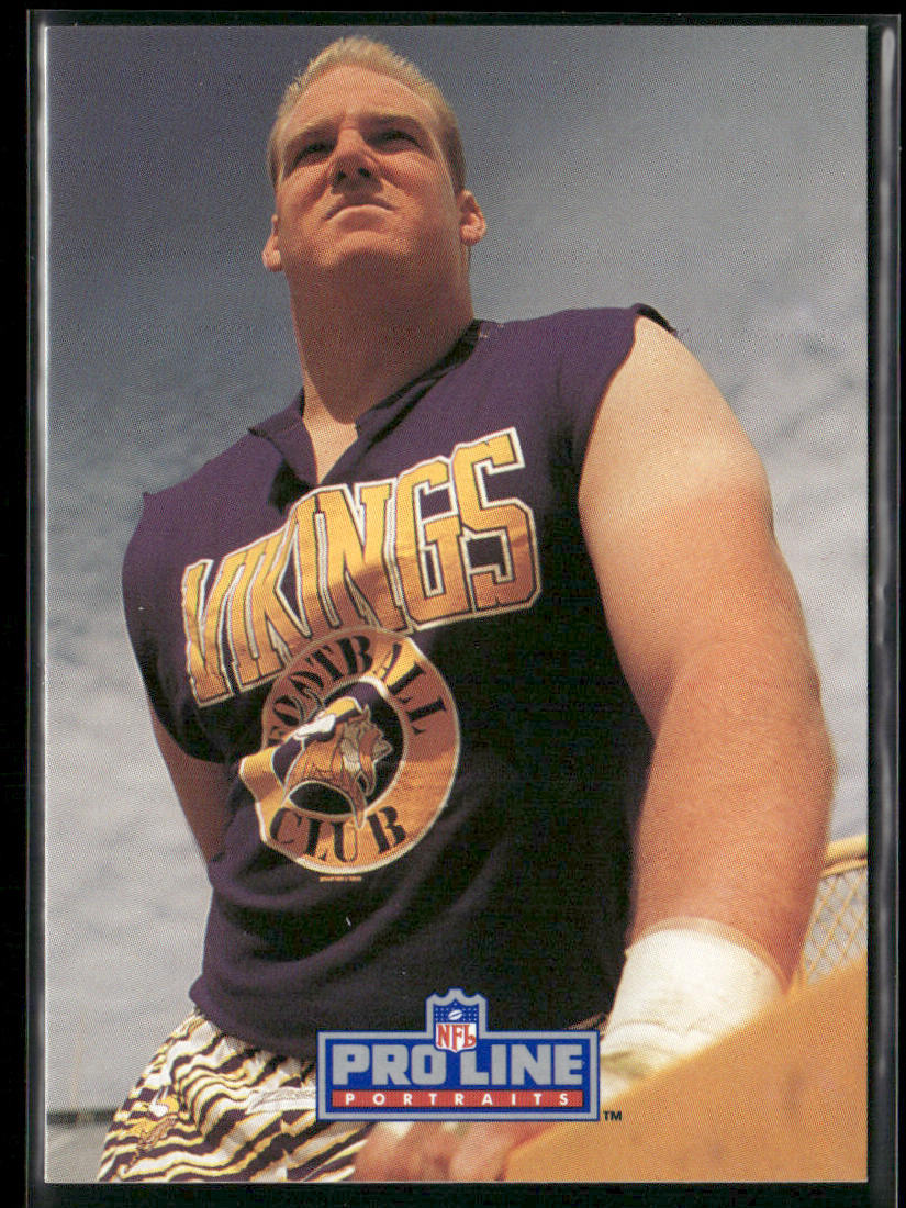 Gary Zimmerman 1991 Pro Line Portraits #151 Minnesota Vikings