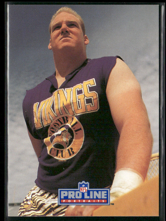 Gary Zimmerman 1991 Pro Line Portraits #151 Minnesota Vikings