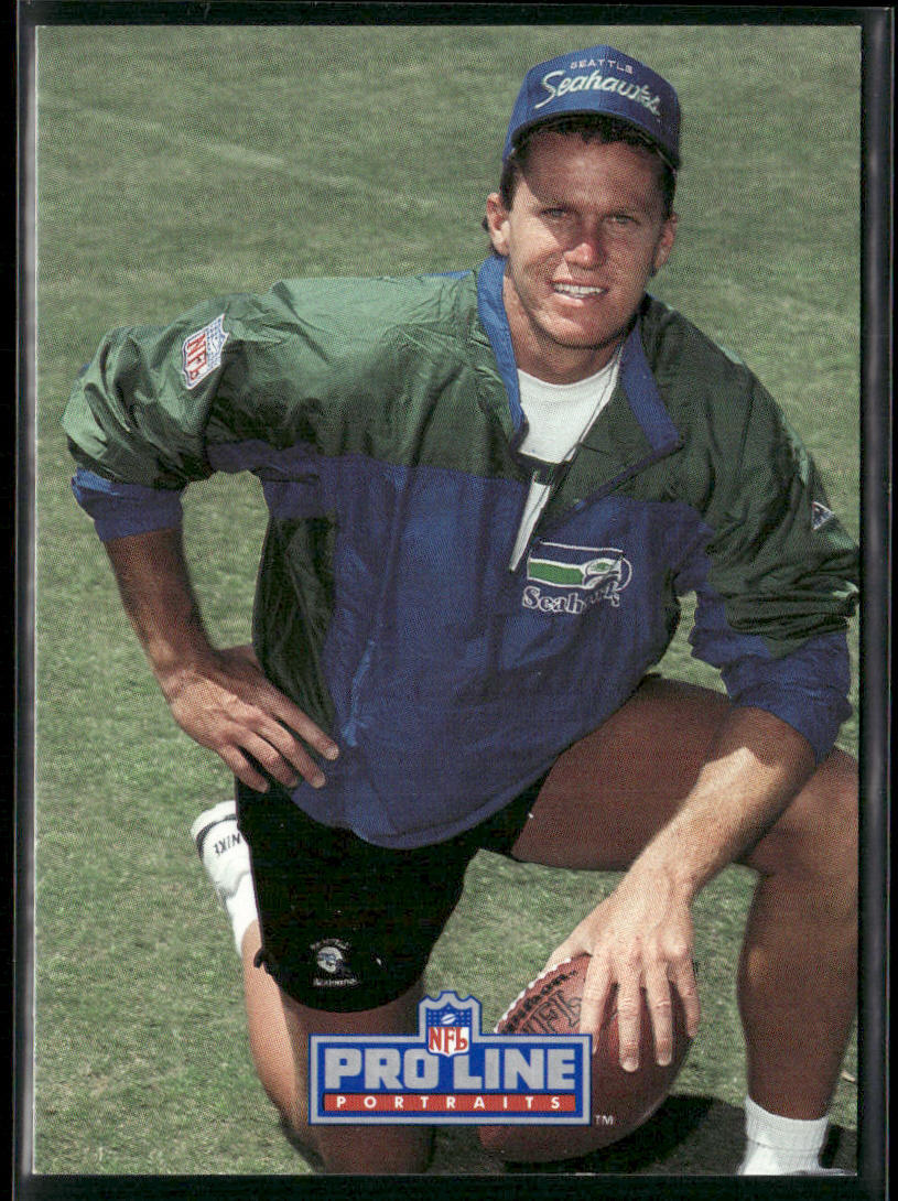 Dan McGwire 1991 Pro Line Portraits #161 RC Seattle Seahawks